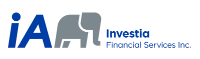 Logo investia horizontal bleu